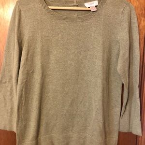 Light green Loft sweater